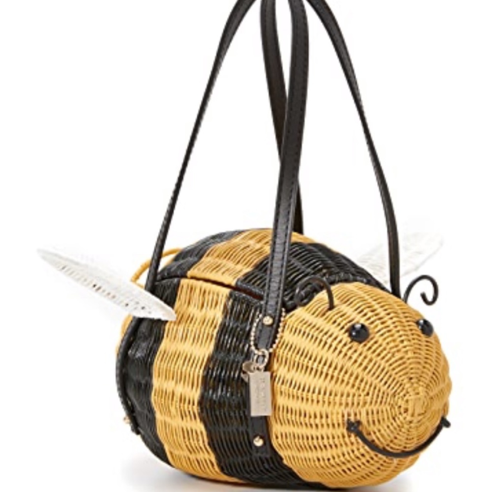 Kate Spade Bumble Bee Wicker Bag
